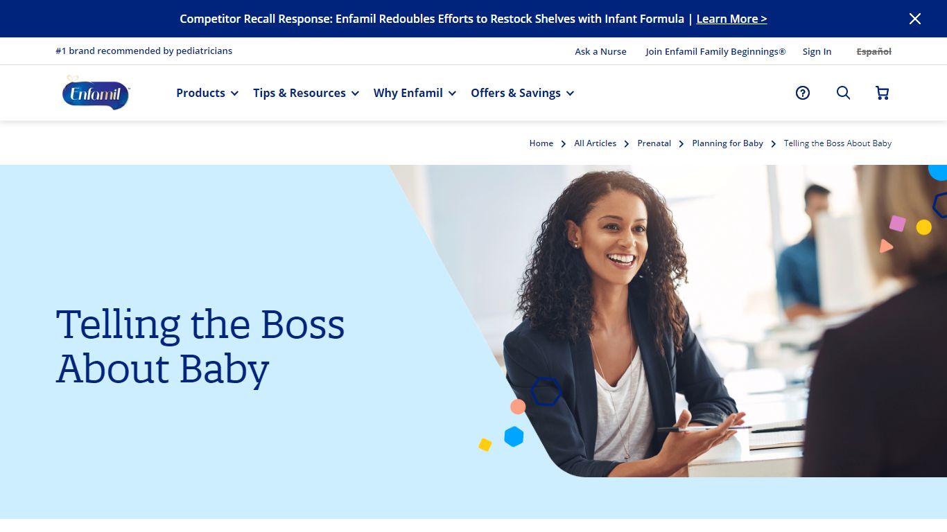 How to Announce a Baby Birth in the Office | Enfamil